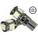 LED 12V BAX9S 2-SMD 3 chip Wit schuin CAN-BUS